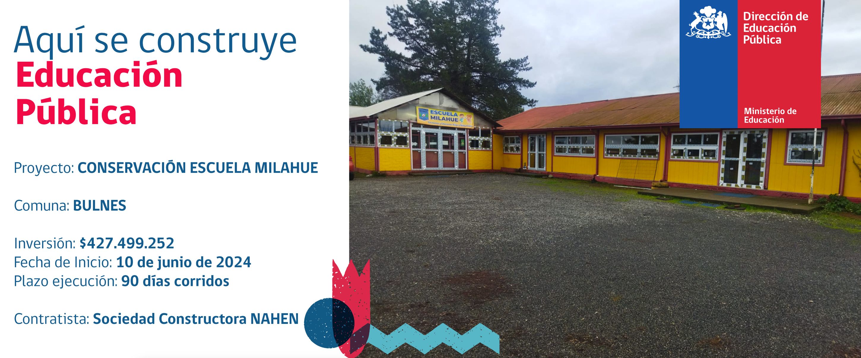 CONSERVACION ESCUELA MILAHUE BULNES