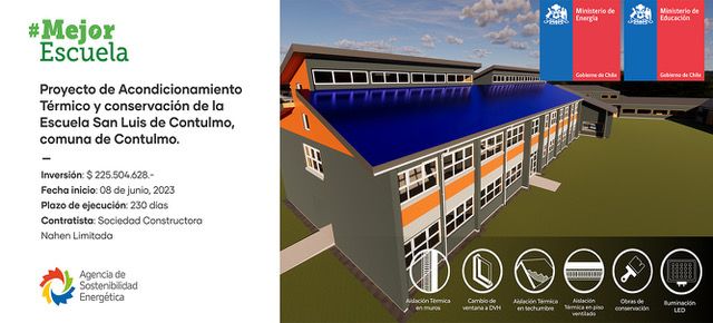 ACONDICIONAMIENTO TERMICO Y CONSERVACION ESCUELA SAN LUIS DE CONTULMO
