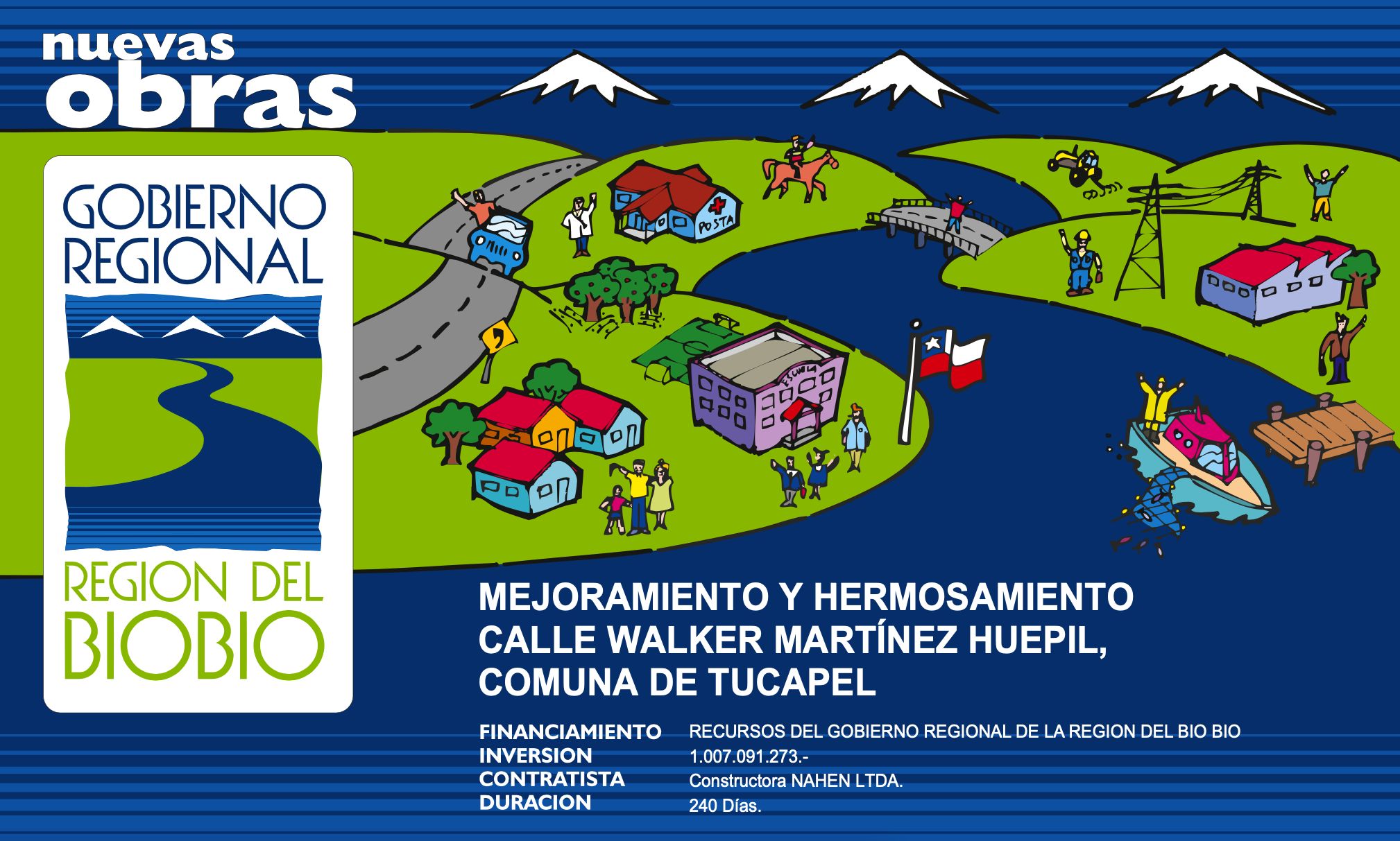 MEJORAMIENTO CALLE WALKER MARTINEZ DE HUEPIL