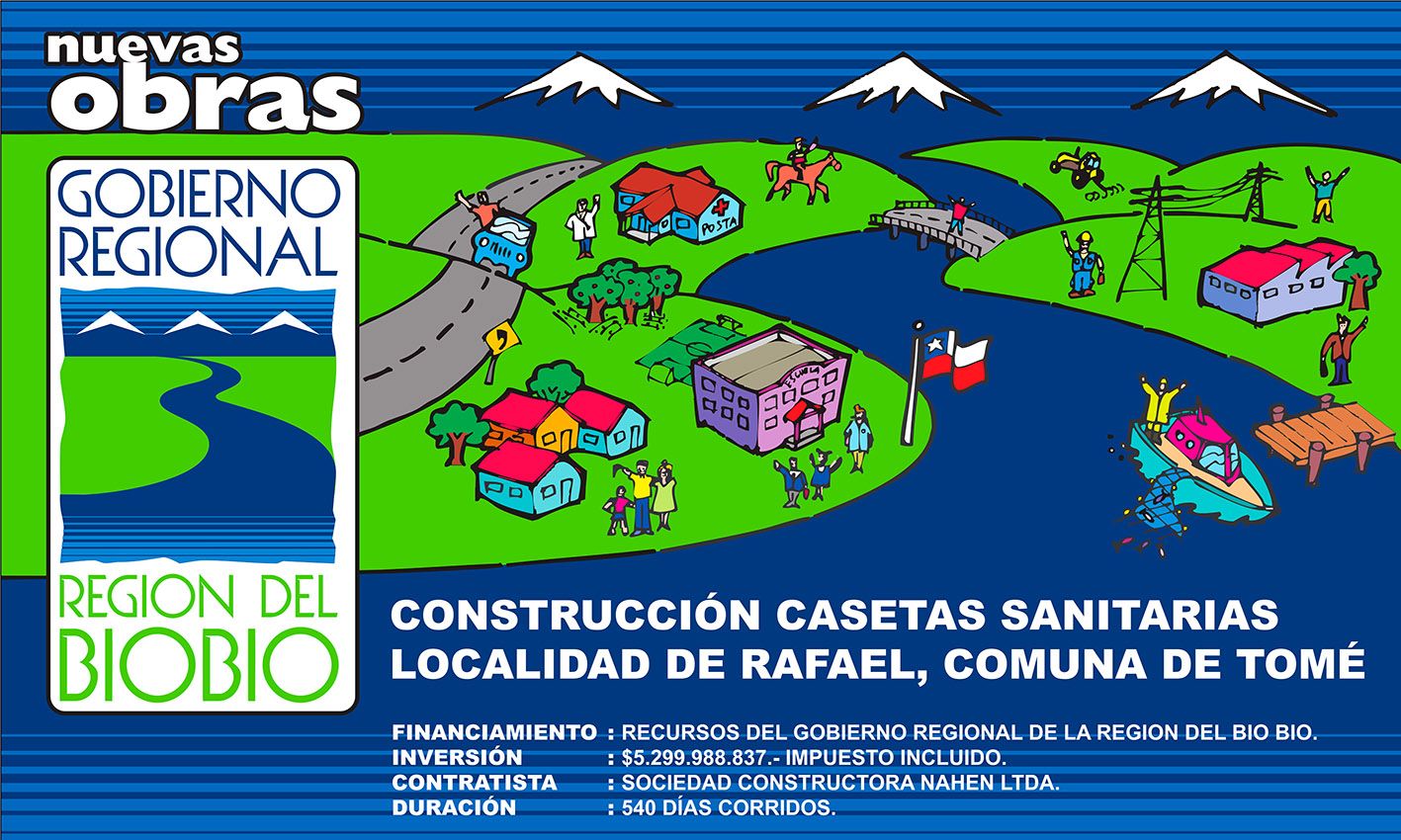 CONSTRUCCION CASETAS SANITARIAS LOCALIDAD DE RAFAEL, TOMÉ